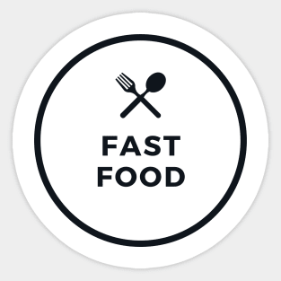 Fast food Sticker